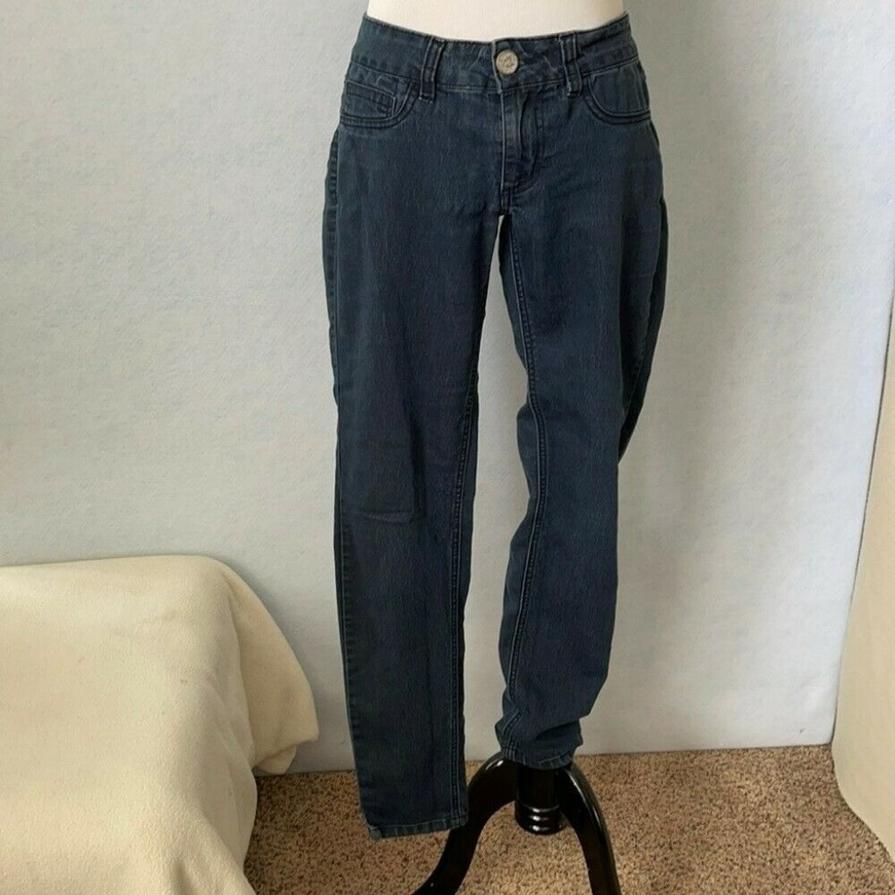 Indigo Rein Dark Wash Soft Subtle Bling Pocket Skinny Jeans, Woman's Size 5